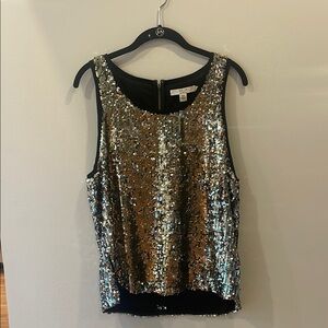 Sequin Sleeveless Top